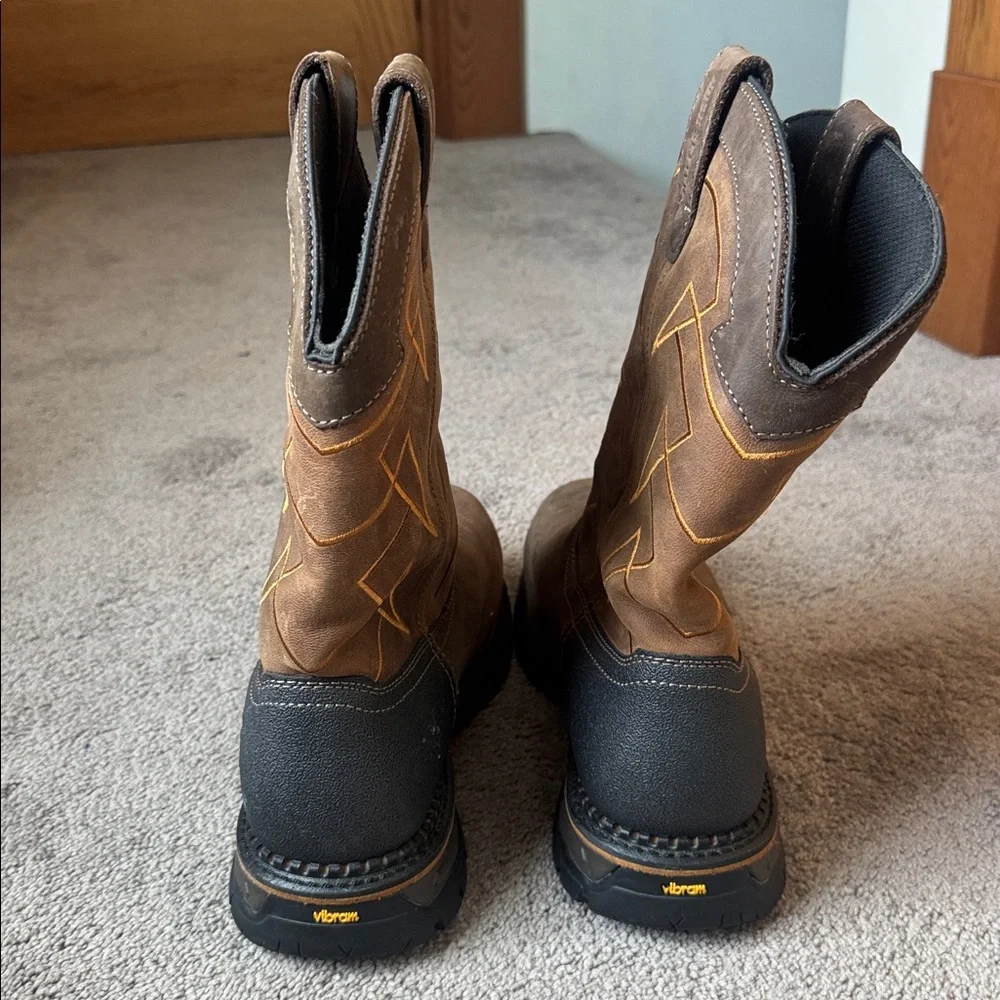 Irish Setter Two Harbors 11-Inch Waterproof Pull-On Work Boots SIZE 10.5